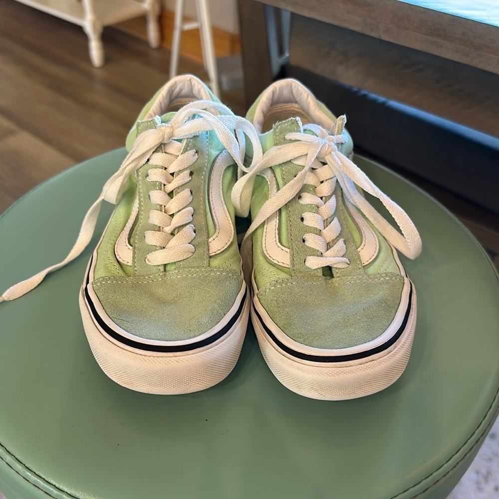 Vans seafoam green size 5.5 women’s